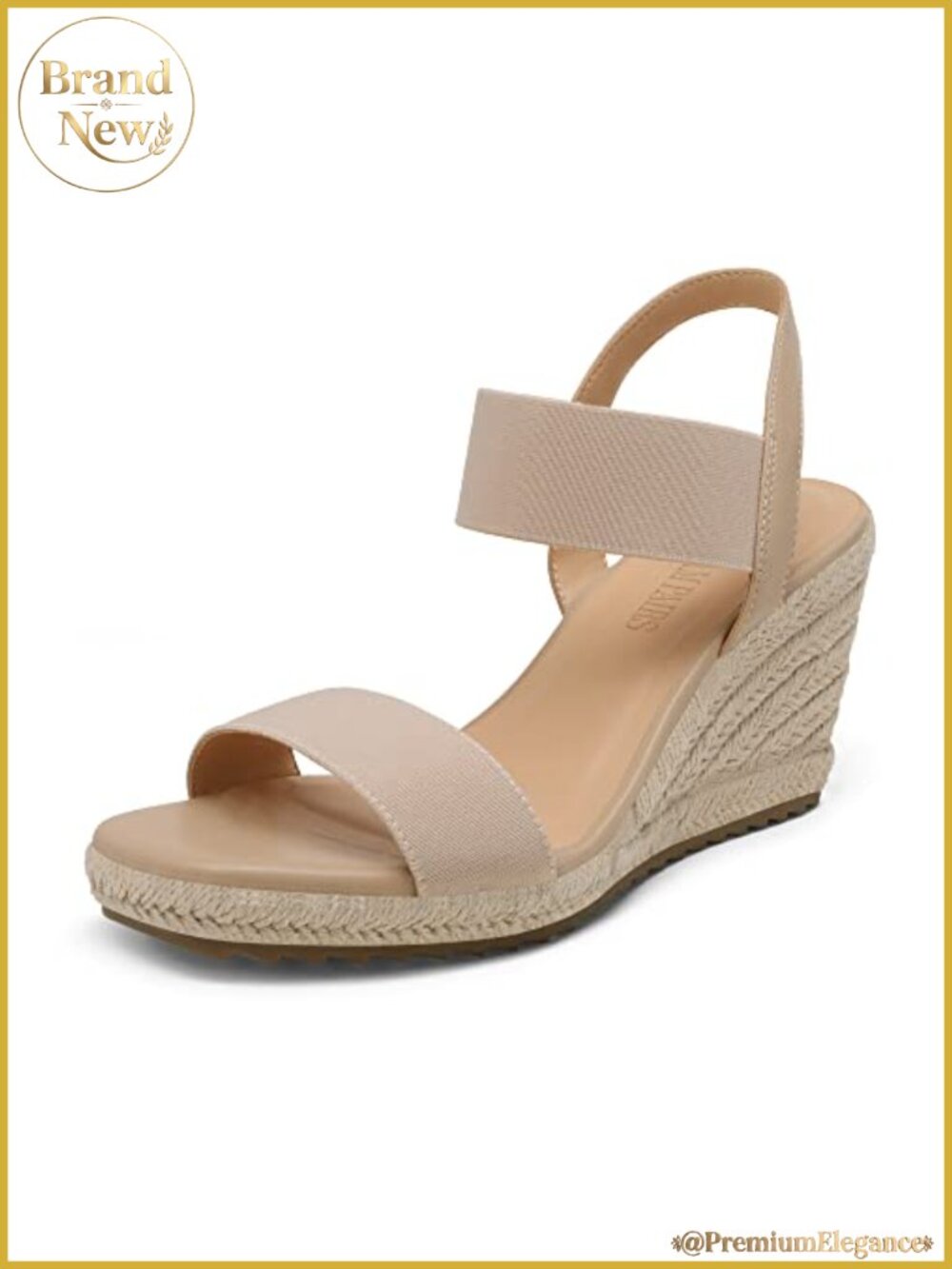 Women's Espadrille Wedge Platform Sandals Ankle Strap Open Toe Slip On